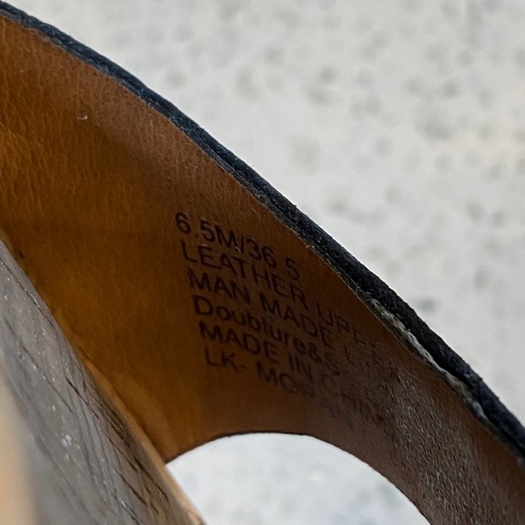 Lucky Brand Leather Wedge Heels sz6.5 - Picture 5 of 5